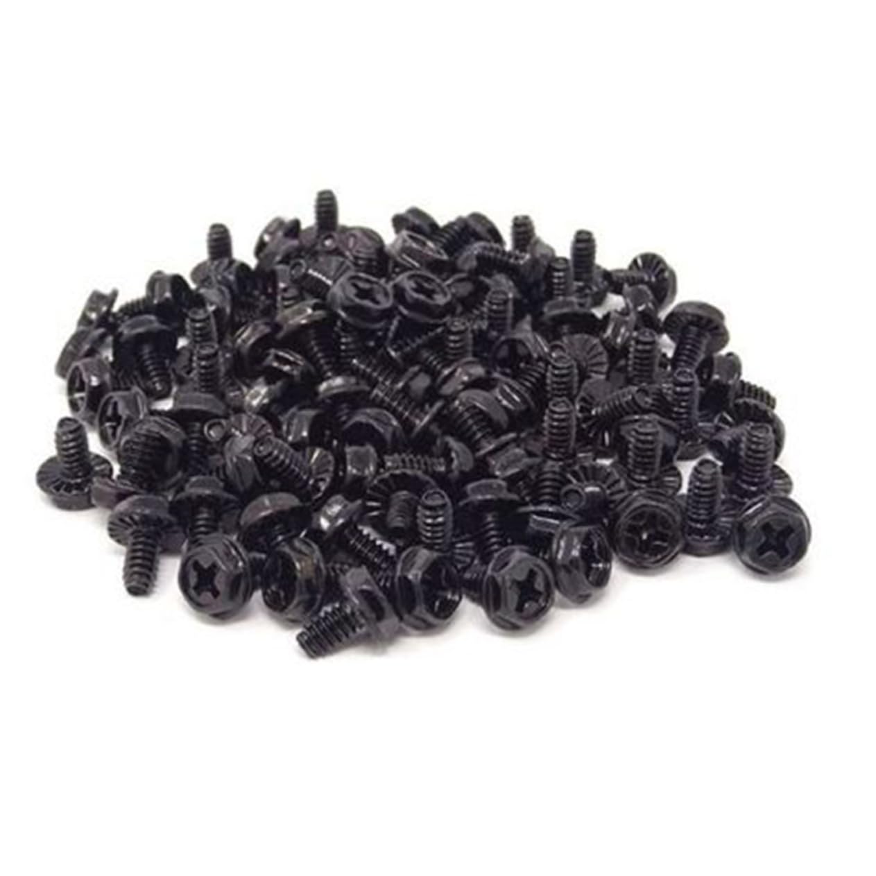 jojofuny 100pcs Metal Replacement Screws for Computer Cases Pci Screws for Power Supply Installation Lightweight and Easy to Use for Repair and Upgrade