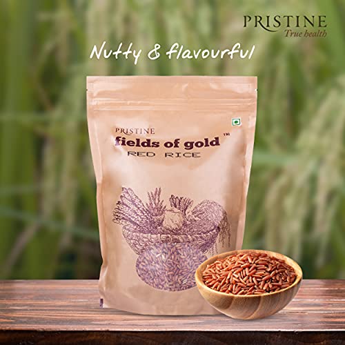 Image of PRISTINE Fields of Gold Red Rice, 1 kg (Pack of 5)