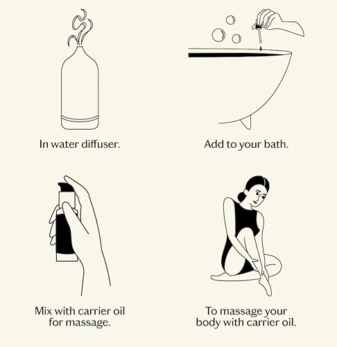 Miniatura 4 de LIVEDROPS 247 Well-Feeling - Aceite esencial de vetiver equilibrado, aroma de anclaje de vetiver, fabricado en Francia, puro y natural,