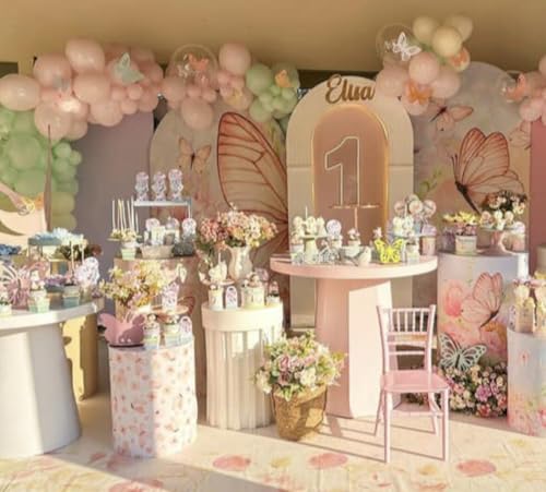 Cobertor doble cara para soporte de arco de fondo floral miniatura 4