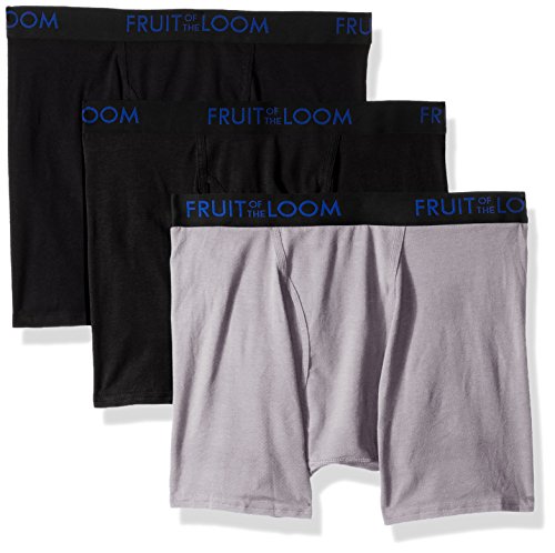 Fruit of the Loom Men's Premium 3pk Breathable Cotton Micro-mesh Boxer Brief