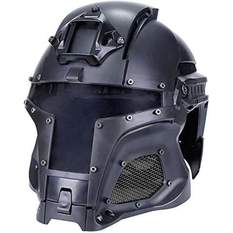 Tactical Military Ballistic Helmet Side Rail NVG Shroud Transfer Base Army Combat Airsoft Paintball Full Face Mask Helmet Cover
