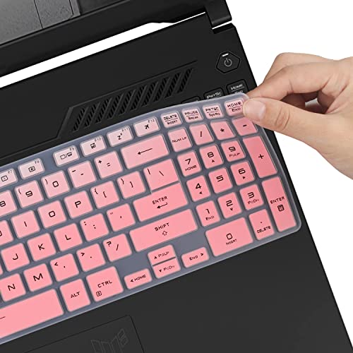 Cover de teclado para ASUS TUF F16/F15 2024-2026 OmbrePink miniatura 4
