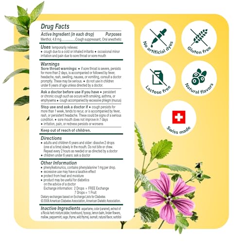 Ricola Sugar-Free Cough Drops 45% Off - Sore Throat Relief