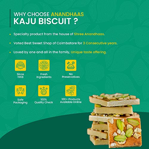 Image of Shree Anandhaas Kaju Biscuit - 250 g