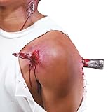 Rubie's Men's Reel f/x, Latex Wound with Attached Spike, Red, One Size