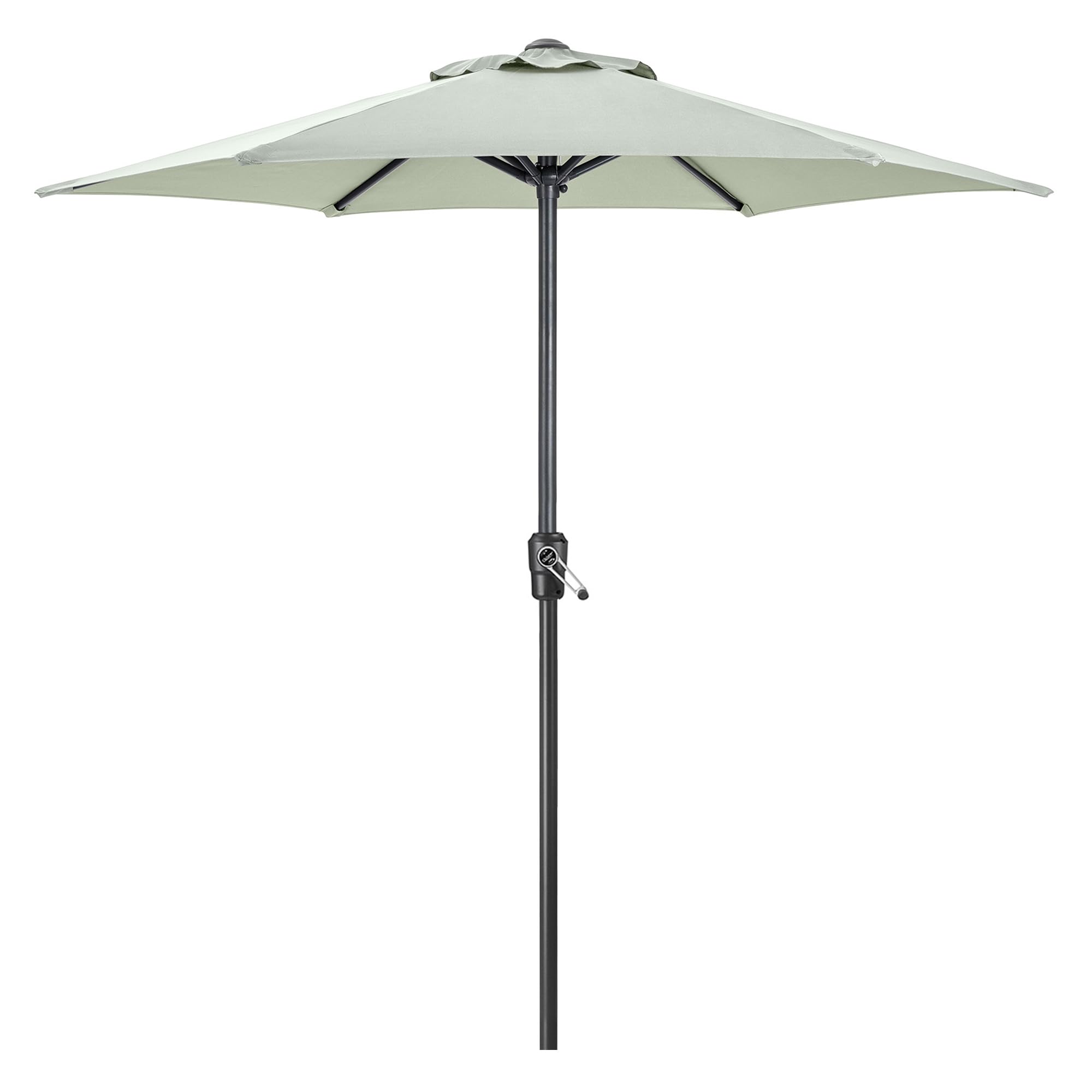 CHRISTOW Garden Parasol Umbrella Polyester Canopy Steel Sunshade With Crank Handle