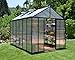 Produktbild Palram Glory Gewächshaus - 10 mm Polycarbonat & extra dicker Aluminiumrahmen - Die solide Wahl des Gärtners, grau, 364 x 244.5 x 268.5 cm