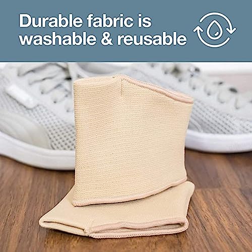 SWOPPLY Silicone Forefoot Pad for Pain Relief – Hallux Valgus Bunion Sleeve, Metatarsal Cushion, Ball of Foot Support for High Heels, Morton's Neuroma Relief, Bunion Corrector Toe Sleeve
