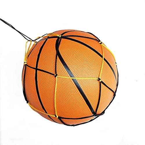 Rmisodo 10 Pieces Nylon Single Ball Carrier Net Bag Durable Mesh Storage Sports Ball Holder For Basketball Football Volleyball Soccer #TOP6