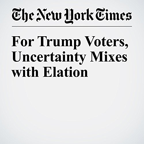 For Trump Voters, Uncertainty Mixes with Elation cover art