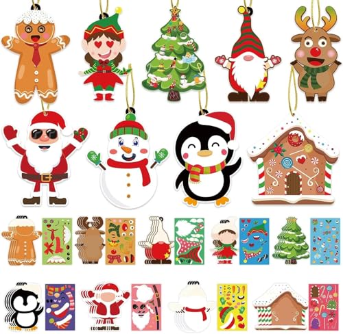 VABAMNA 36 Pack Christmas Ornament Crafts for Kids - Make Your Own...