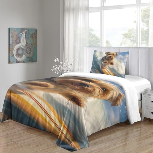 Parure de lit Yorkshire microfibre anti-transpiration lit simple - 5
