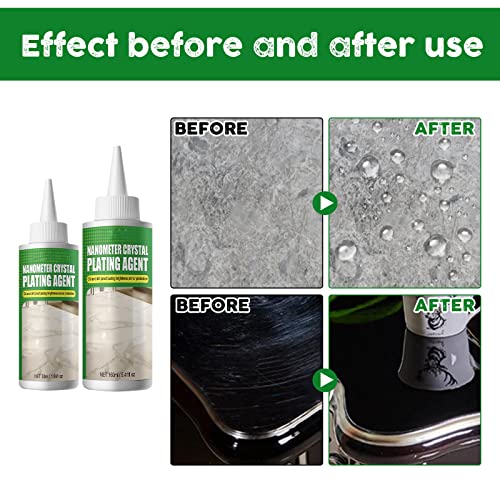 Marble Nano Crystal-Plating Agent,Nano Stone Crystal Plating Agen,Nano Crystal Plating Agent For Kitchen,Marble&Granite&Quartz Countertop Cleaner And Polish (1Pcs-50Ml) #TOP6