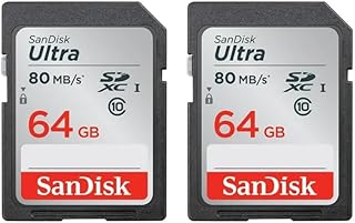 SanDisk Ultra 64GB 2‑pack SDXC UHS-I Class 10 Memory Card