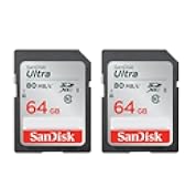 SanDisk Ultra 64GB 2‑pack SDXC UHS-I Class 10 Memory Card