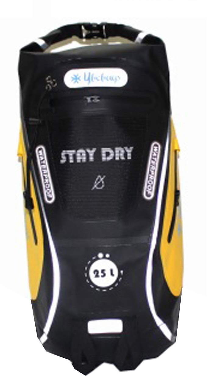 YBC 100% Waterproof 25 L Outdoor Dry Backpack (Yellow) ……