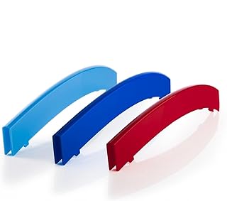 YWDRE Set of 3 front grille insert strips for BMW X1 E84 2009-2015 (7 bars), car front grille trims, radiator grille trim, car accessories