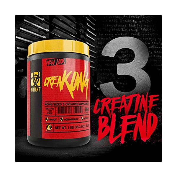 Mutant Creakong, Creatine Supplement and Workout Boost Absorption Accelerator with No Fillers, 300g - Image 3