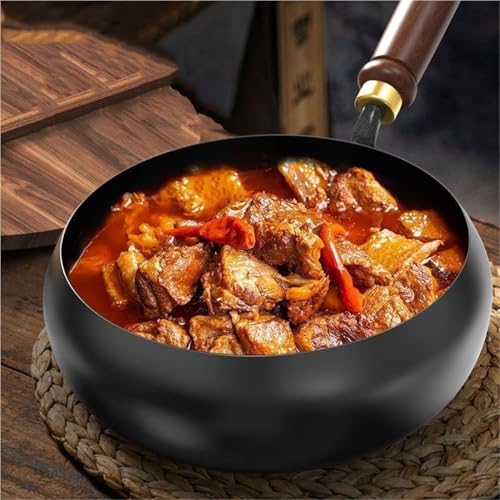 Wok japonés de hierro fundido 24 cm sin recubrimiento miniatura 5