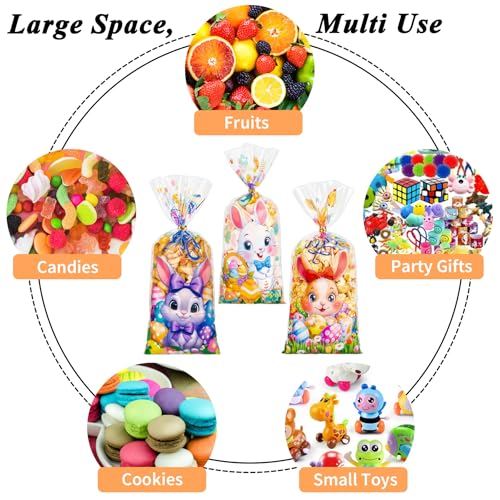 GIFOHAPY 100 Pcs Easter Treat Bags