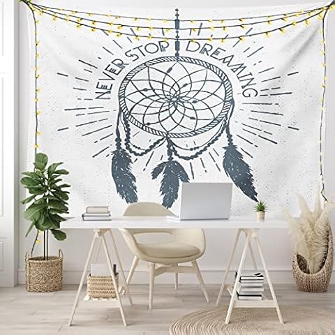 Ambesonne Dreamcatcher Inspirational Tapestry Cover