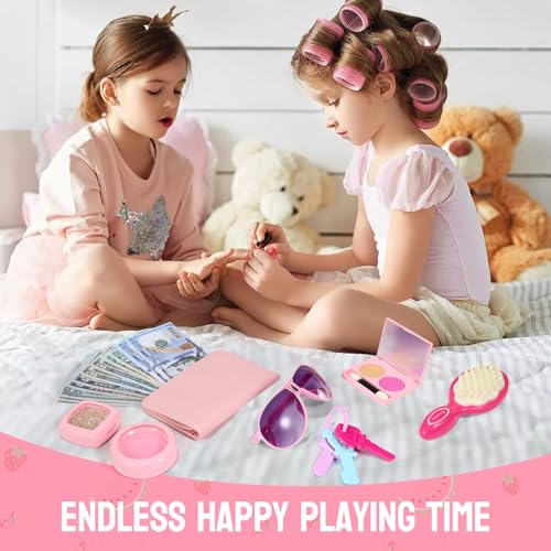 image for Mytothfy Pretend Play Purse for Little Girls, Toddler Purse with Prete
