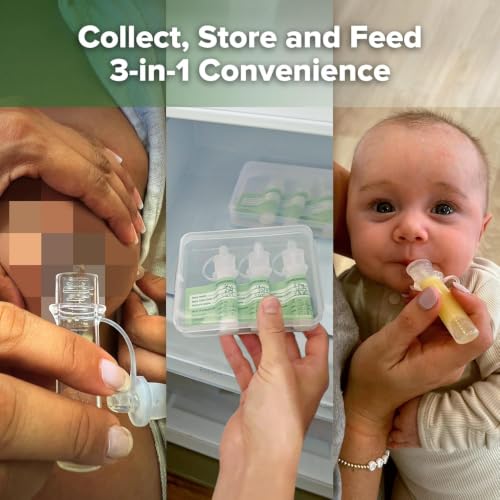 Image of haakaa Colostrum Collector Kit for Collecting & Newborn Feeding, 4ml-2pcs