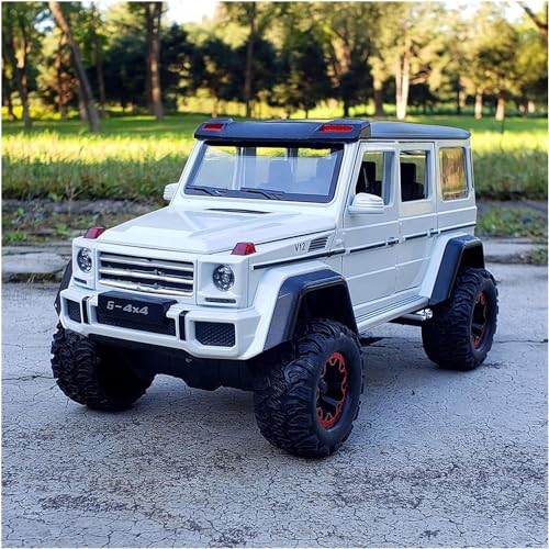 Image of DEUSON ECOM 1:24 AMG 4X4 G65 Toy Car for Kids Die Cast Model Metal Cars Openable Door with Light Sound Pullback