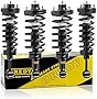 OREDY Full Set of 4 Front & Rear Struts with Coil Spring Suspension Replacement for Ford Expedition/ Lincoln Navigator 11380 171369 15080 181370