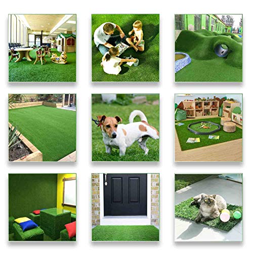 Lita Premium Artificial Grass 28 In X 40 In (7.7 Square Ft) Realistic Fake Grass Deluxe Turf Synthetic Turf Thick Lawn Pet Turf -Perfect For Indoor/Outdoor Landscape - Customized #TOP6