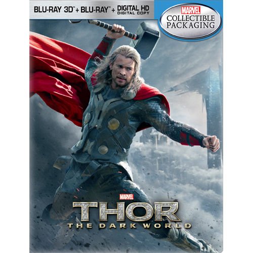 Thor: The Dark World Collectible Steelbook [BR3D + Blu-Ray + Digital Copy] NEW