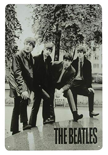 The Beatles Pose Étain Mur Signe Affiche de Fer Métal Mur étain Panneau Attention Plaque Rétro décoration Murale pour… - Les Beatles, Paul McCartney, John Lennon, RIngo Starr, George Harrison The Beatles Pose Étain Mur Signe Affiche de Fer Métal Mur étain Panneau Attention Plaque Rétro décoration Murale pour…