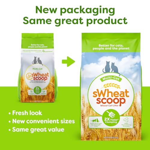 Swheat Scoop 877039 Natural Wheat Multi-Cat Litter thumb #2