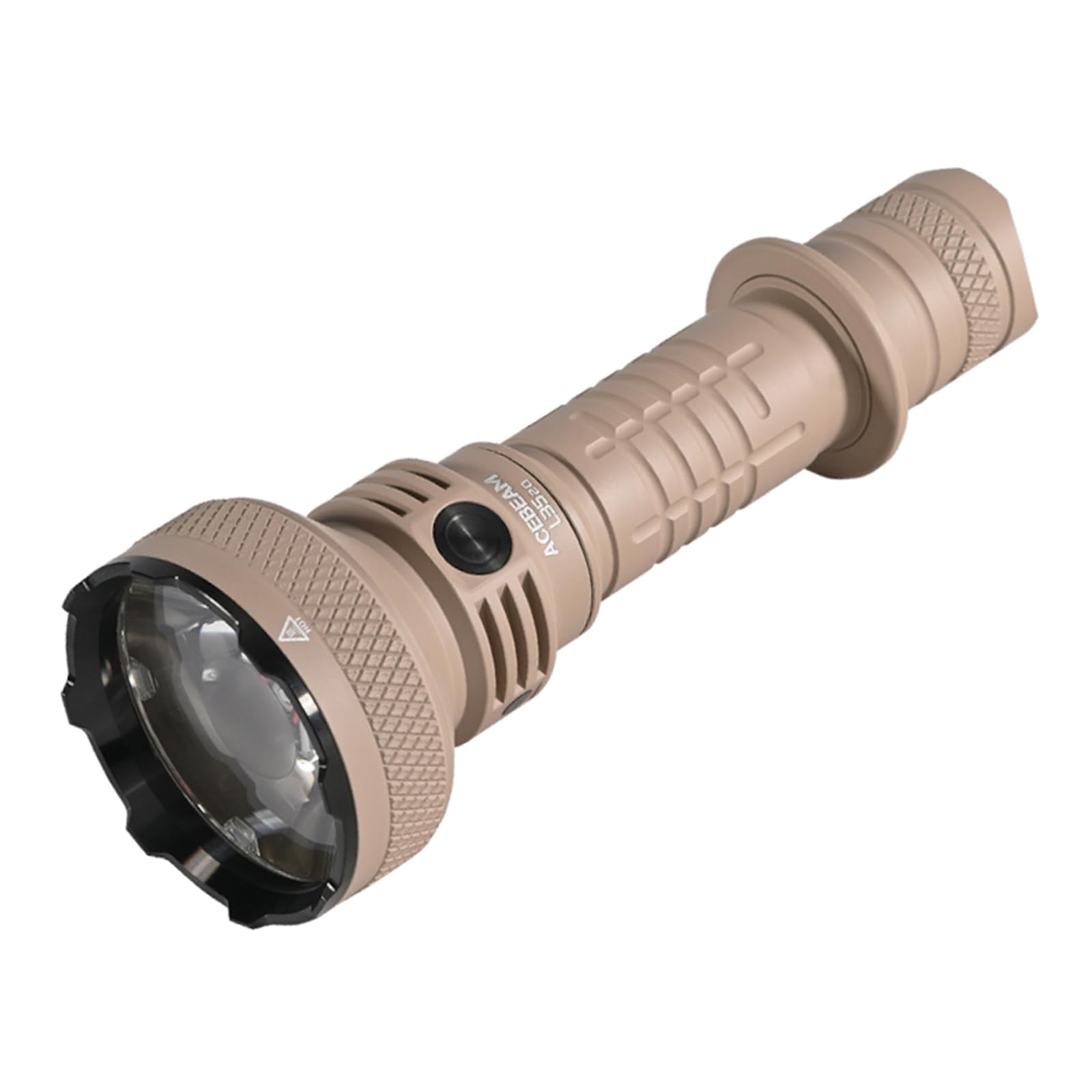 Photo 1 of ACEBEAM L35 Tactical Flashlight, 5000 High Lumens Rechargeable Flashlight, 711 Yards Long Range Throw Led Flashlight, Super Compact Dual-Switches Flash Light for Emergency, Searching