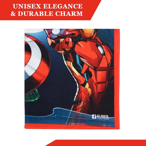 Image of Kuber Industries Cotton Handkerchiefs for Boys & Girls | Rumal | Fashionable Hankies for Gifting | Gentle on Skin | Pack of 24 | Multicolor
