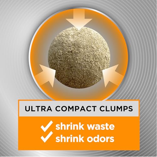 ARM & Hammer Hardball Lightweight Platinum Multi-Cat Clumping Cat Litter Odor Control, Easy No-Mess Scooping, Garden Bloom Scent, 14.5 Lbs.