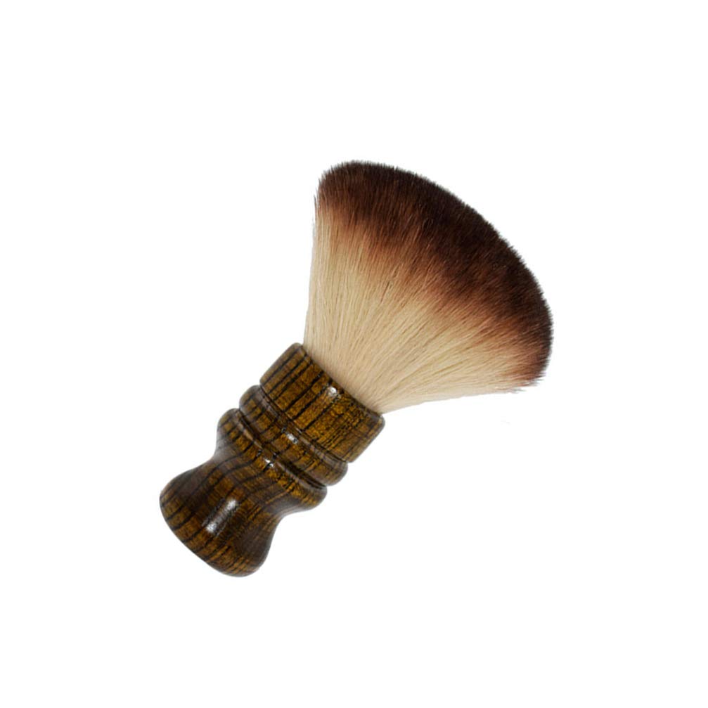Minkissy Hairdressing Brush 1pc Sponge Rollers for Hair Barbershop Accessories Salon Brush Broken Barber Duster Cutting Bamboo Dust Solid Wood - Image 3