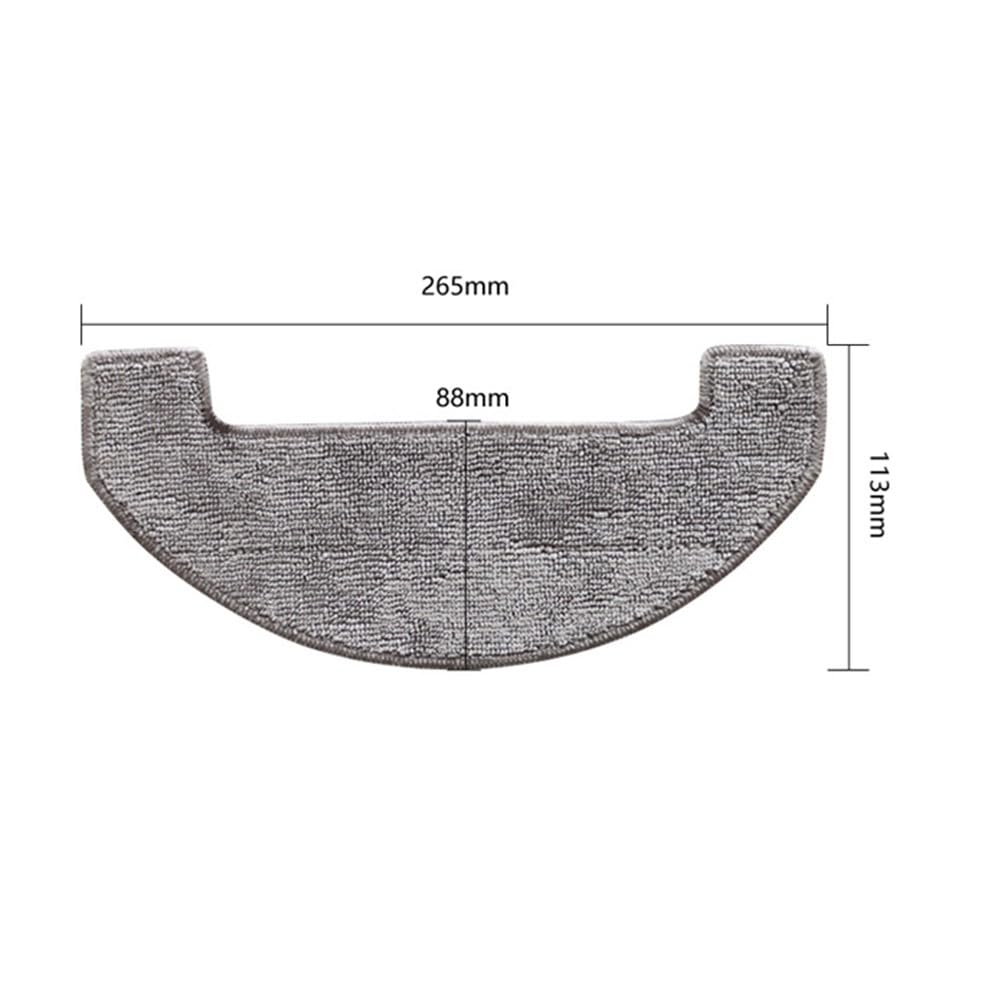 BPMIO Lot De 4 Chiffons De Rechange Pour Aspirateur Robot B15 / B15 Plus