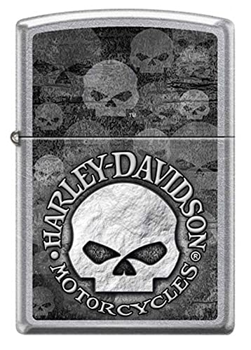 Personalized Zippo Harley-Davidson Skull Proof Oil Lighter Free Engraving. (29503) #TOP4