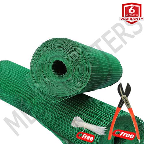 Buy MESH MASTERS PVC Coated Weld Wire Garden Fencing Iron net with12MM