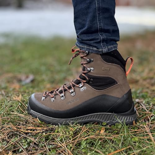 Alpina NUPTSE Men's Nuptse Mountaineering Boots – Full Leather Sympatex Waterproof Hiking Boots with Slip-Resistant Sole, Crampon Compatible, Breathable & Durable for Extreme Terrains4