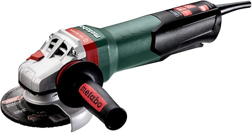 Metabo Amoladora angular de 4-1/2 pulgadas / 5 pulgadas | 11,000 RPM | 12 amperios | AC/DC | interruptor de paleta | embrague de seguridad | cambio