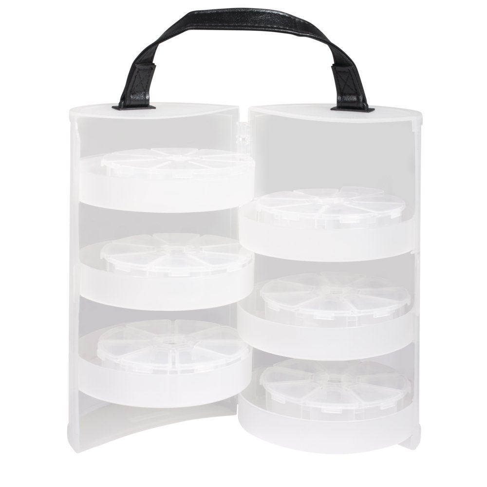 Rayher Sorting Box Round with Carry Handle