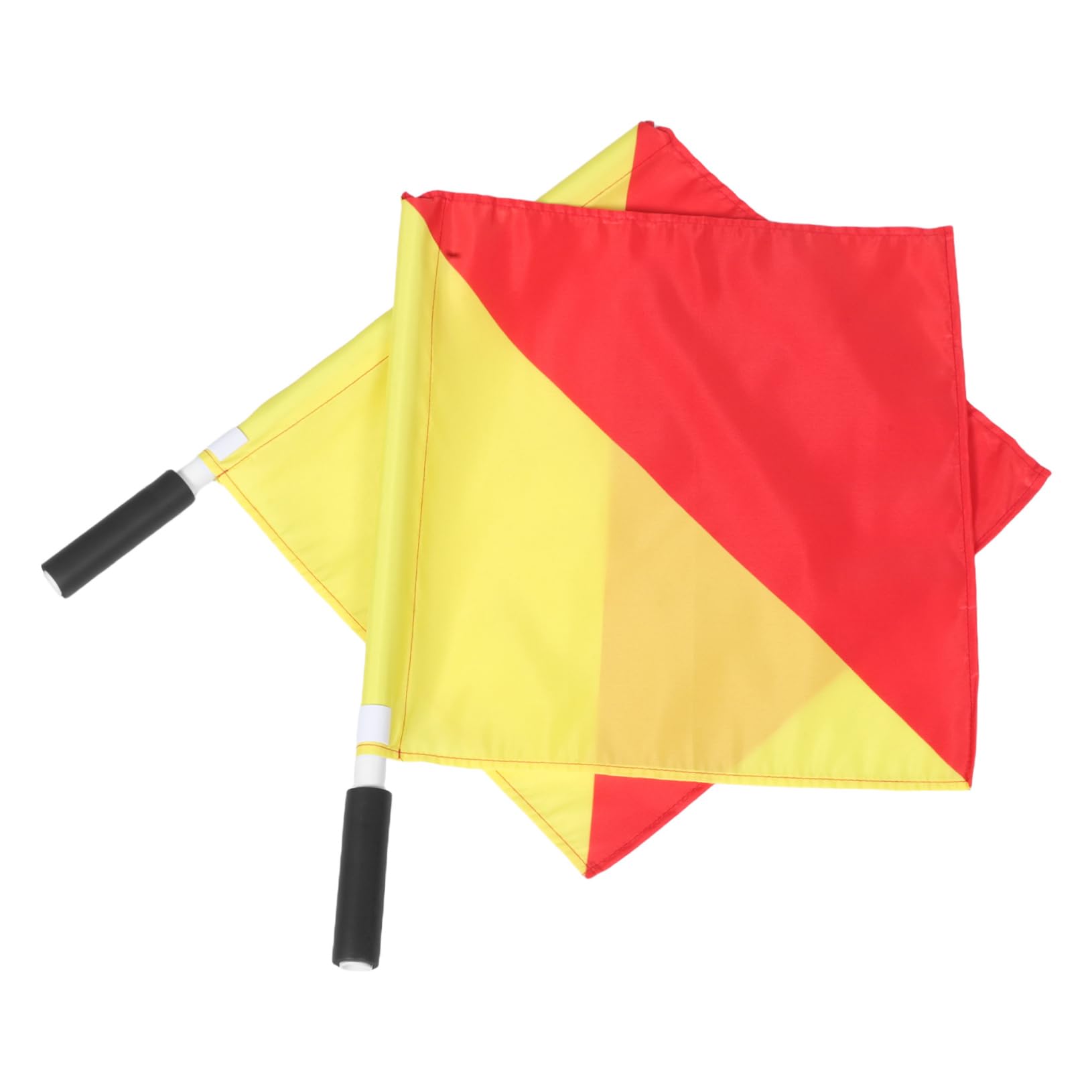 Cabilock Banderas Señalización Seguridad Para Entrenamiento Marino Y Banderas Mano Pvc Rojo Amarillo Para Ejercicios Y Comunicación Naval 2 Piezas X 5