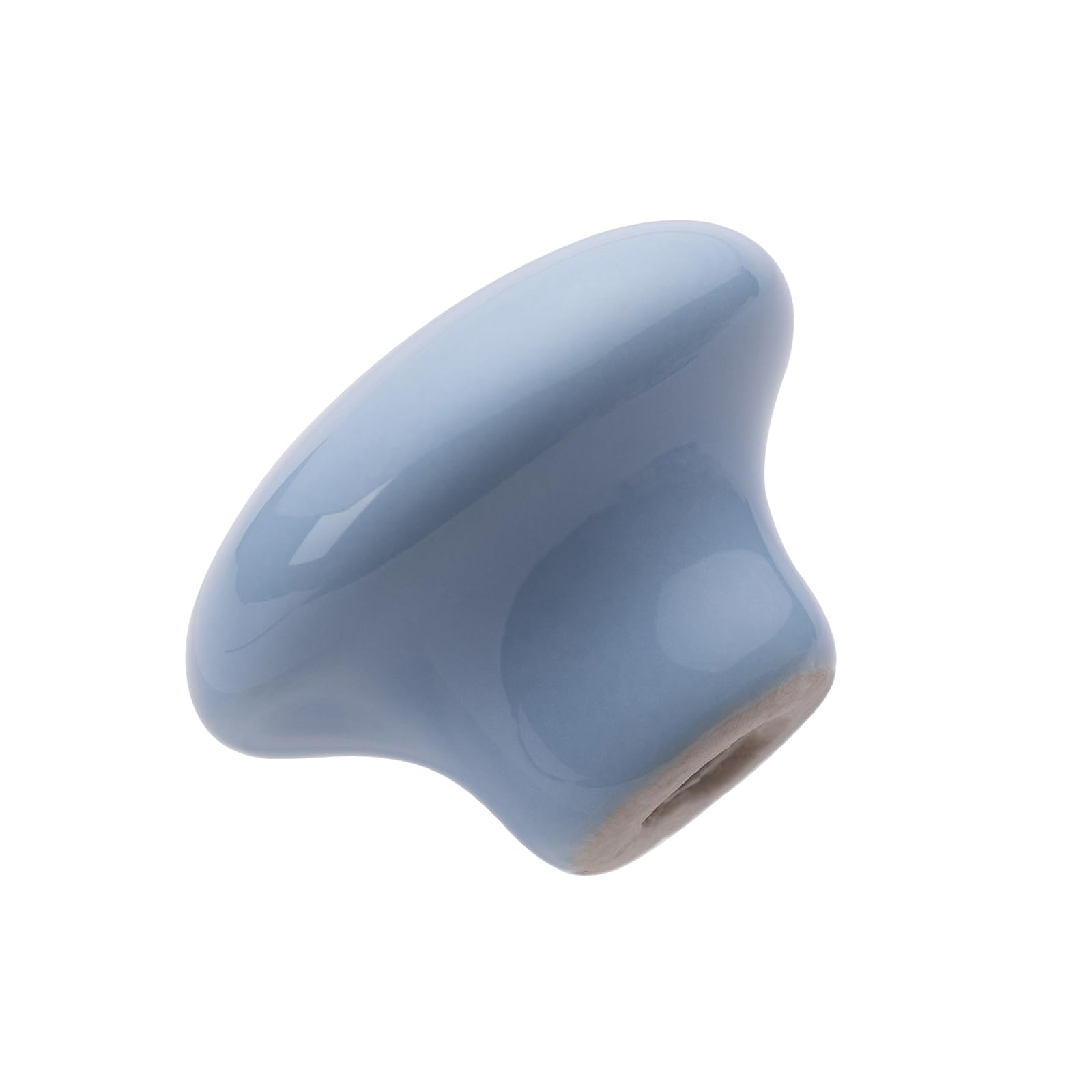 NAKUPENDA 6Pcs Manopole per Mobili Pomelli per Cassetti in Ceramica a Forma di Rotonde Pomello a Forma in Ceramica per Cassetto Cameretta Maniglie Delle Porte Armadi (Azzurro)