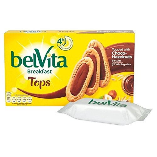 belVita Tête Choco Noisette 5 X 50G - Paquet de 6