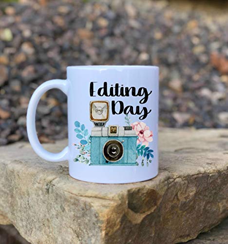 Bearbeitungstag, Fotografen Geschenk, Fotografen Tasse, Bearbeitungstag, Fotografie-Geschenk, Fotografie-Geschenke, Kameratasse, Kameratasse,