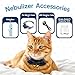BRAVEGARE Cat Nebulizer, Pet Low Noise Nebulizer, Portable Handheld Nebulizer of Mist with Mask, Cat Inhaler for Travel or Home Daily Use for Breathing Problems, Used at Home, Outdoor Use (S)