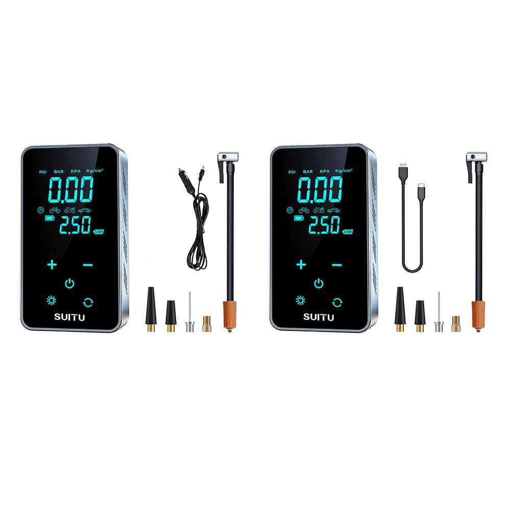 Gonfiatore for pneumatici for auto 150PSI Compressore d'aria intelligente Pompa gonfiabile elettronica ad alta precisione for palloni for veicoli da moto